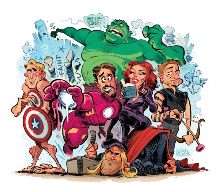 Картины в стиле Марвел