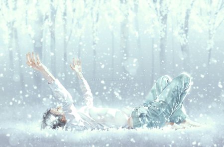 Снегопад арт