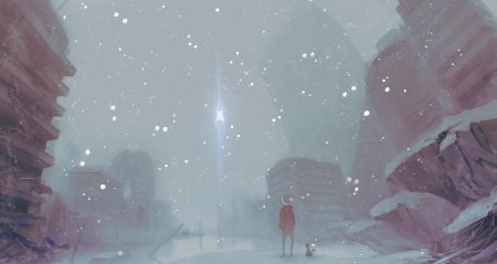 Зимняя Эстетика аниме