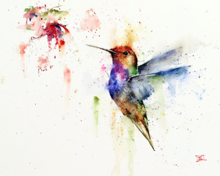 Колибри картина