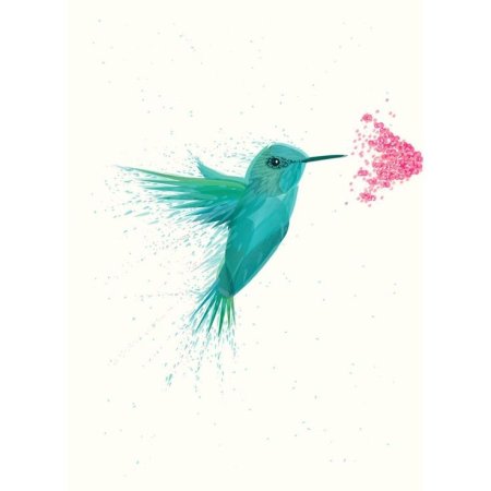 Птицы на бирюзовом фоне