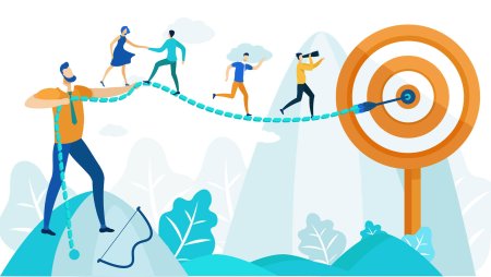 Достижение цели человечки