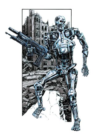 Терминатор рисунок