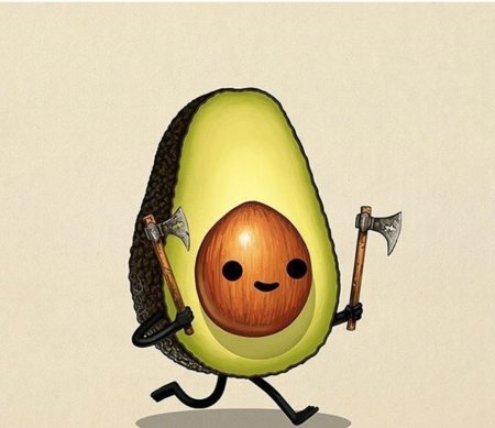 Авокадо арт