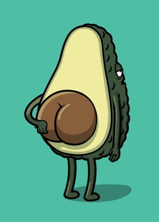 Авокадо с попой