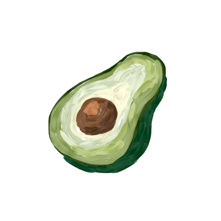Аниме авокадо девочка