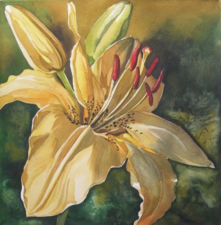 Желтые лилии Андрияки