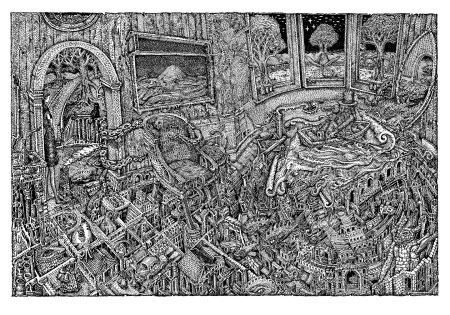 Лабиринт изнутри арт