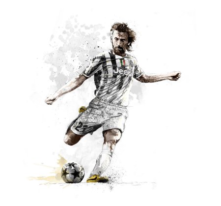 Стилизованные футболисты