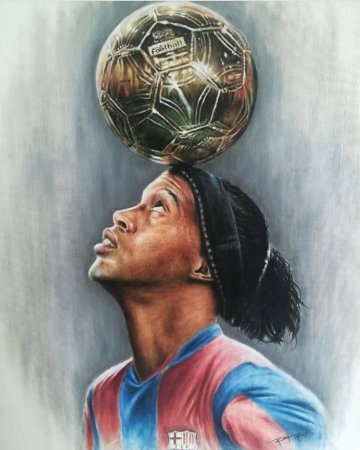 Роналдиньо футболист арт
