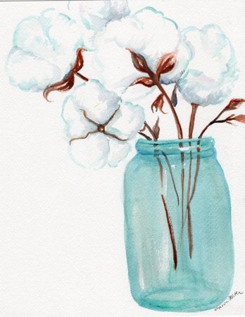 Хлопок нарисованный