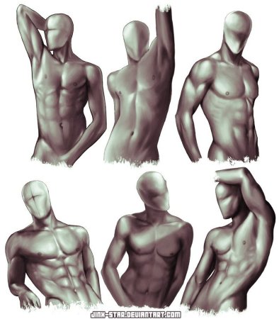 Анатомия парня референс