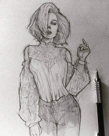 Арты карандашом