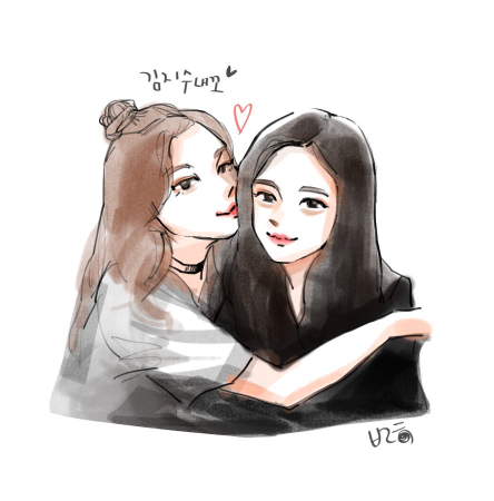 Две лучшие подружки арт