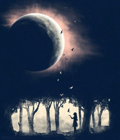 Черная Луна арт