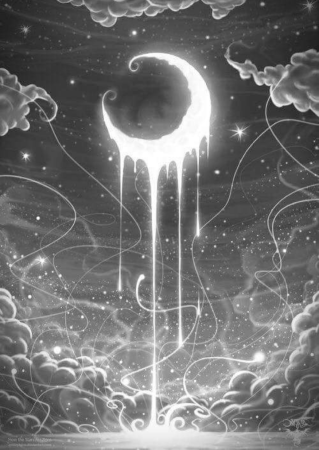 Неполная Луна арт