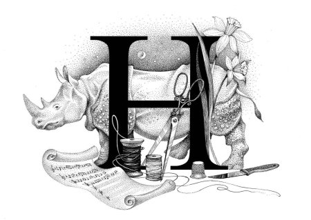 Графическая буква н