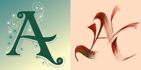Стилизированная буква а