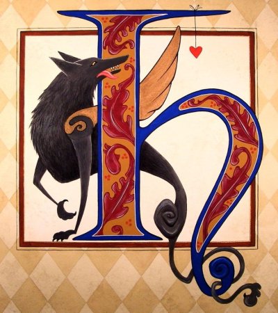 Буквица Средневековая европейская