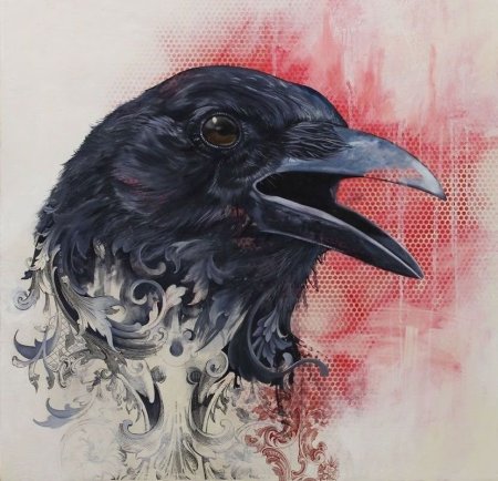Тату ворон