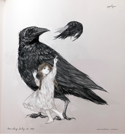 Ворона аниме