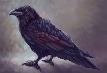 Ворон с красными глазами