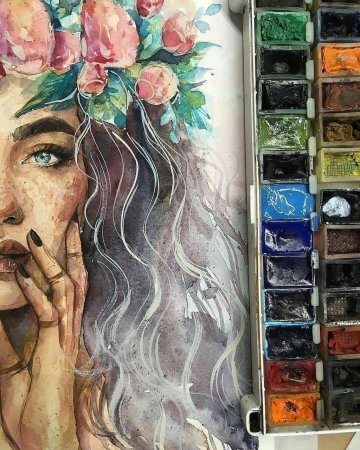 Акварель арт