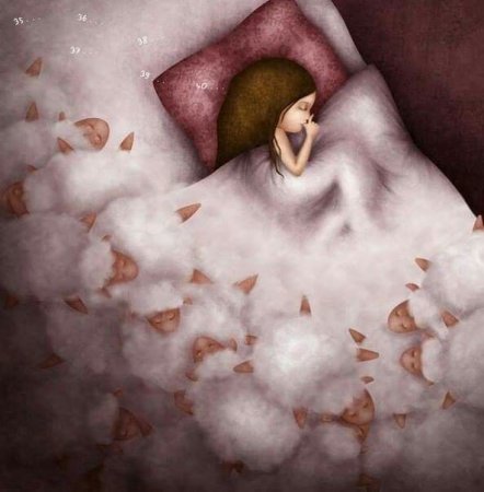 Бессонница иллюстрация