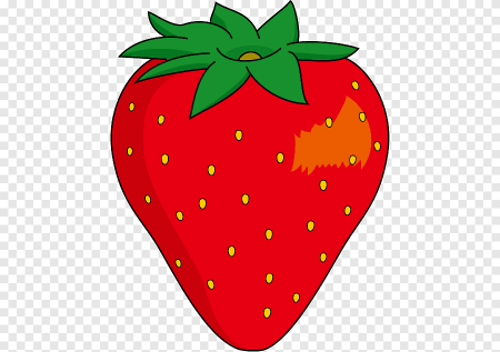 Мультяшные фрукты сердечком