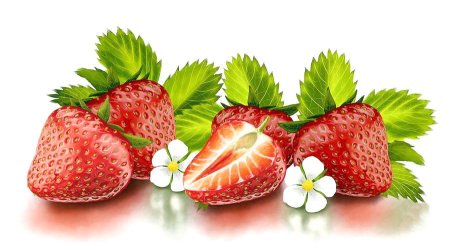 Клубника арт картинки