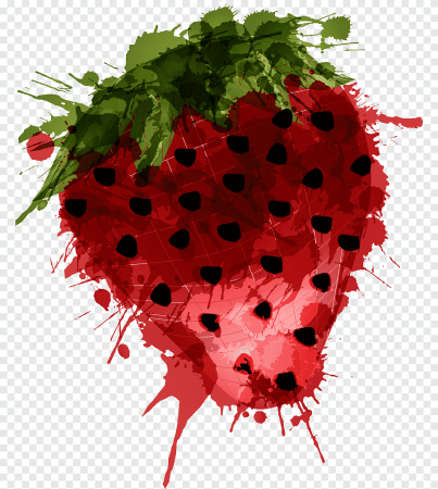 Земляника абстракция