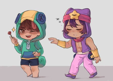 Леон из Brawl Stars арт