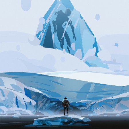 Глыба льда вектор