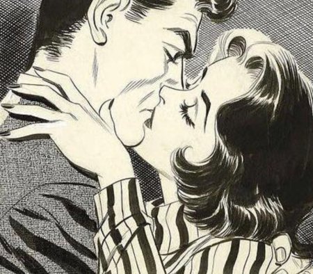 Романтические иллюстрации ретро