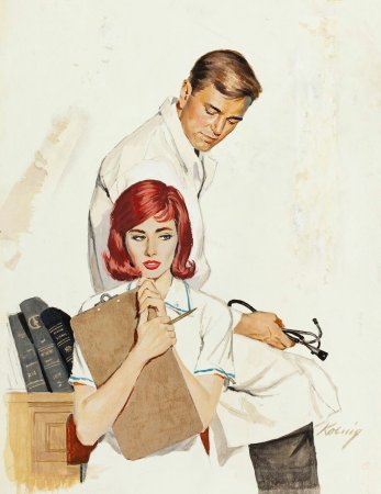 Медсестра ретро