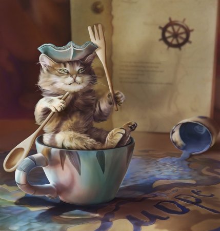 Коты рисунки