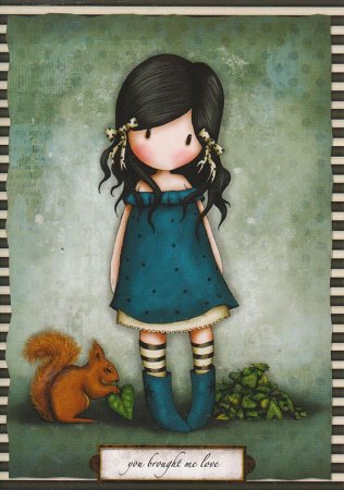 Иллюстрации девочек с большими головами