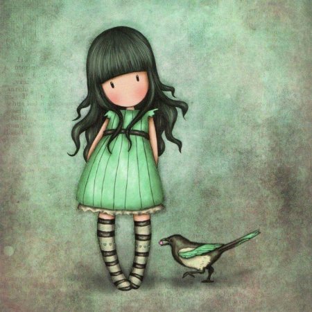 Кавайные девочки в полный рост