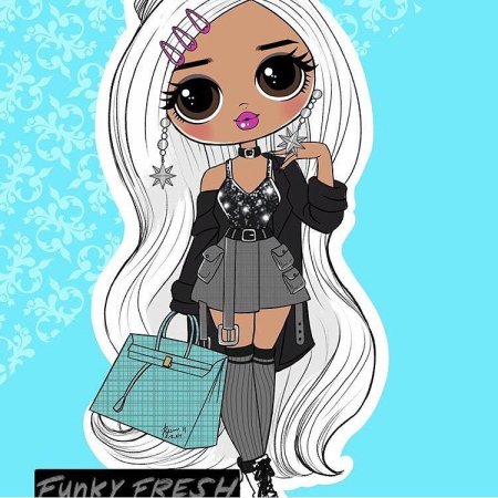 Нарисованные девочки с большими глазами