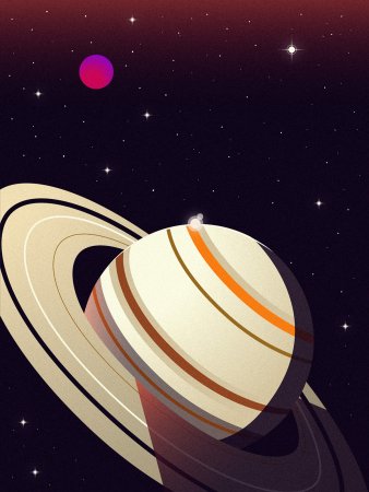 Сатурн Планета арт