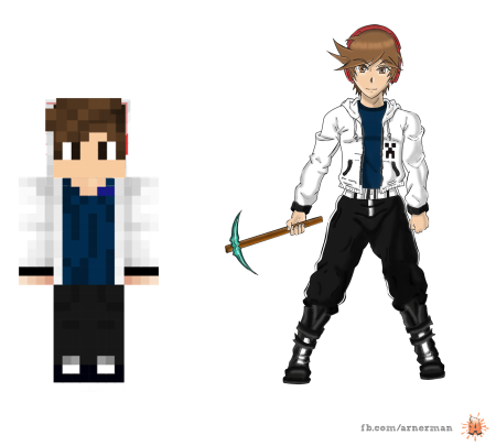 Скин в стиле аниме