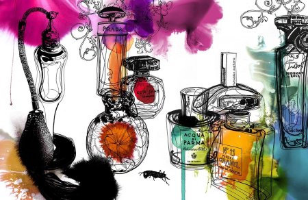 Парфюмерия иллюстрация