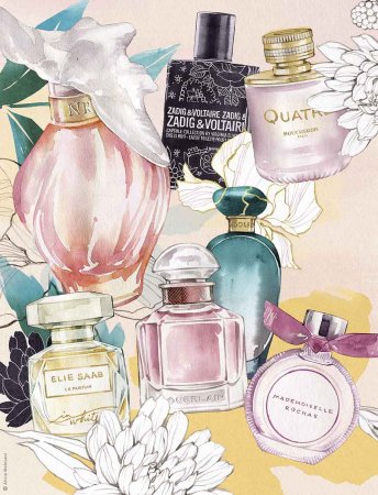 Парфюмерия иллюстрация