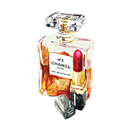 Духи нарисованный флакон Коко Шанель