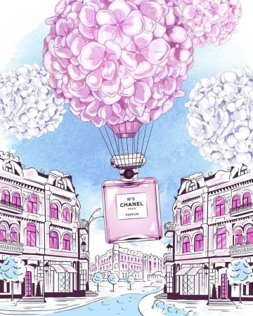 Реклама духов нарисовать