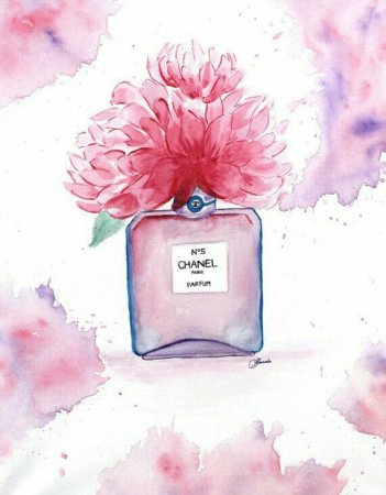 Цветы и духи арт