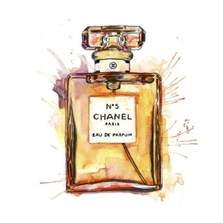 Шанель 5 духи акварель