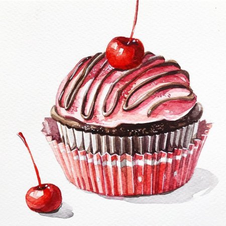 Пироженка с вишенкой