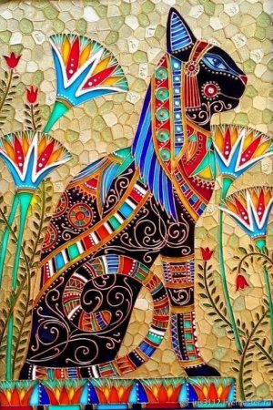 Алмазная мозаика Бастет