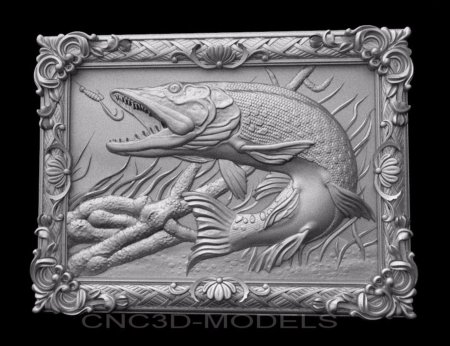 3d STL model for CNC Router Engraver Carving Machine Relief ARTCAM Aspire